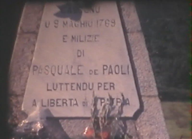 Commémoration de la bataille de Ponte Novu, 1969