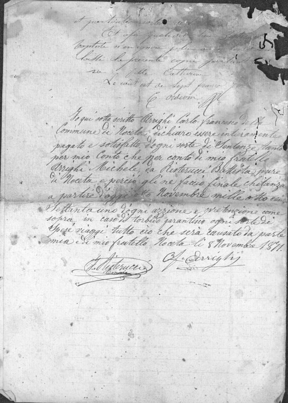 Enveloppes des correspondances de Joseph-Antoine Canasi