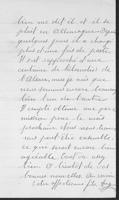 >Correspondances familiales : Joseph-Antoine Canasi à ses parents