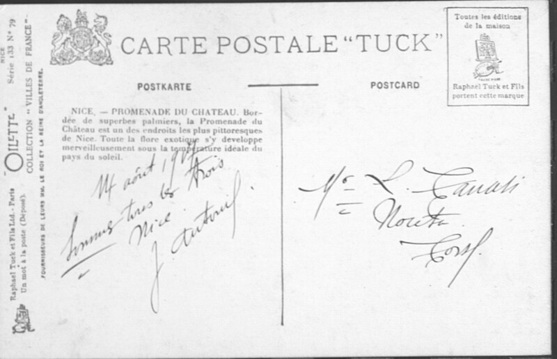 >Cartes postales diverses (Joseph-Antoine Canasi)