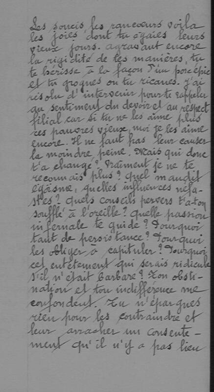 >Correspondances familiales : Joseph-Antoine Canasi à son père Léonard