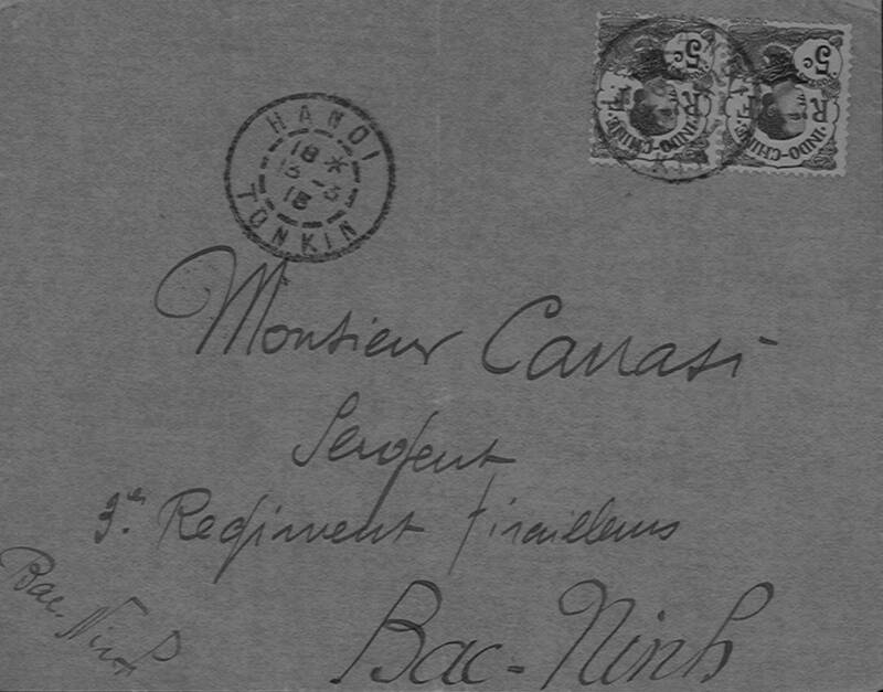 >Enveloppes des correspondances de Joseph-Antoine Canasi