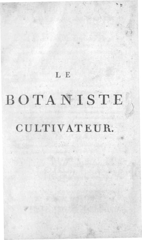 Le botaniste cultivateur, Tome 1