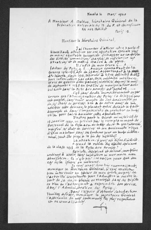 Documents de la vie courante (Joseph-Antoine Canasi)