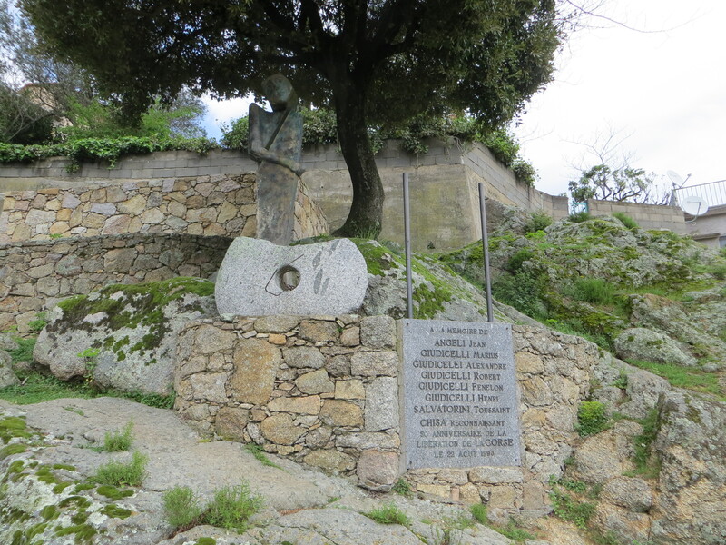 Monument aux morts des 50 ans de la libération de la Corse