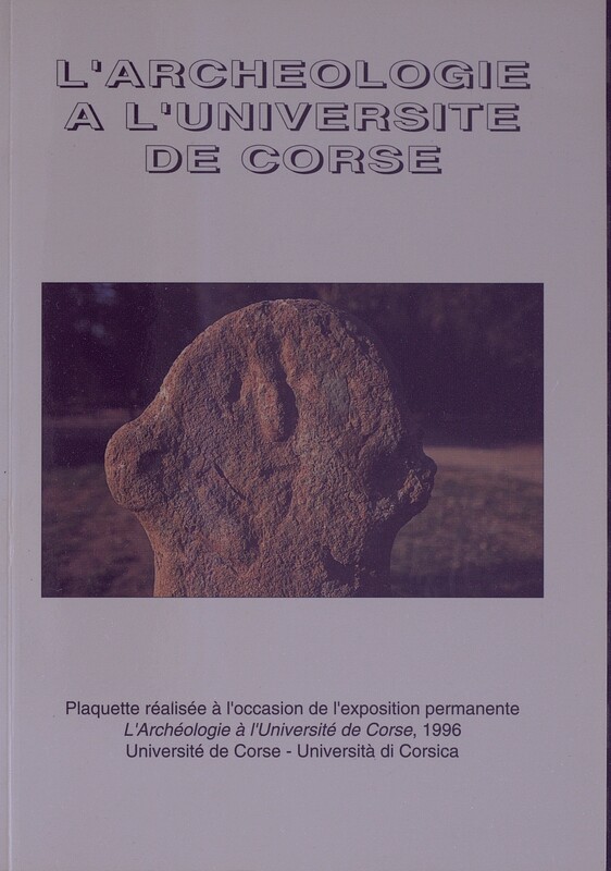 >L'archéologie à l'Université de 
Corse
