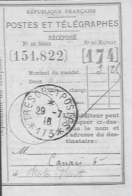 Documents de la vie courante (Joseph-Antoine Canasi)