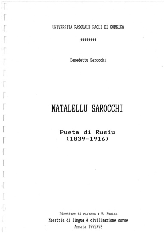 Natalellu Sarocchi : pueta di Rusiu (1839-1916)