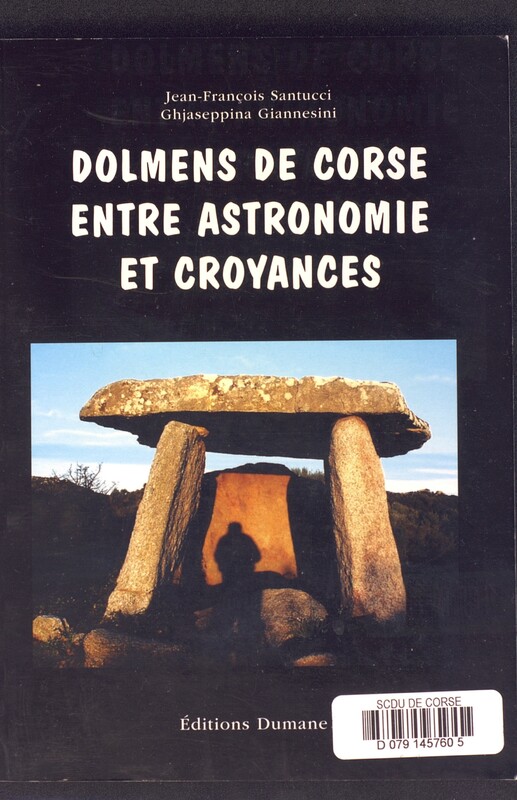 >Dolmens de Corse, entre astronomie et croyances