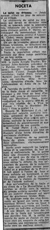 Listes électorales de1937 à Noceta/Vezzani (Joseph-Antoine Canasi)