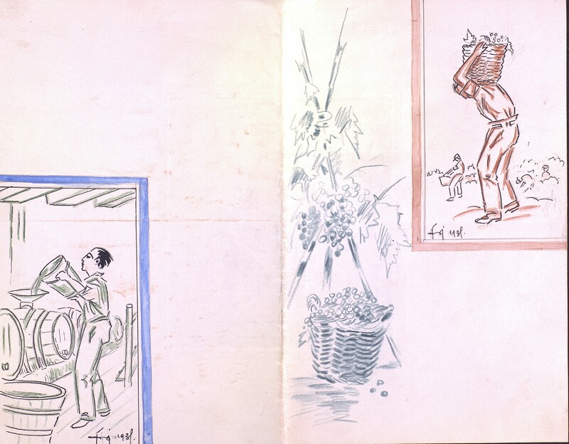 Aquarelles, dessins, croquis de Joseph-Antoine Canasi