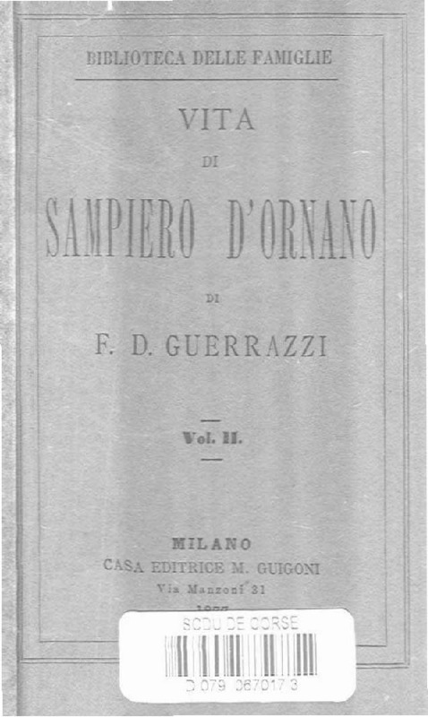 >Vita di Sampiero d’Ornano - Vol II