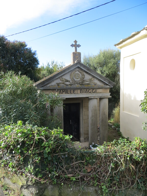 >Chapelle funéraire de la famille Biaggi