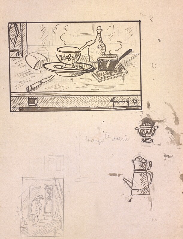 Aquarelles, dessins, croquis de Joseph-Antoine Canasi