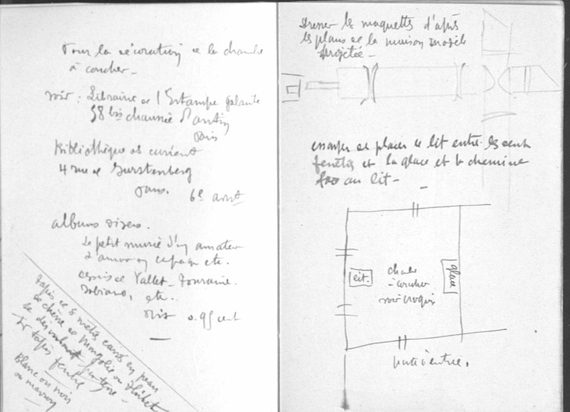 Plans, croquis et esquisses de Joseph-Antoine Canasi
