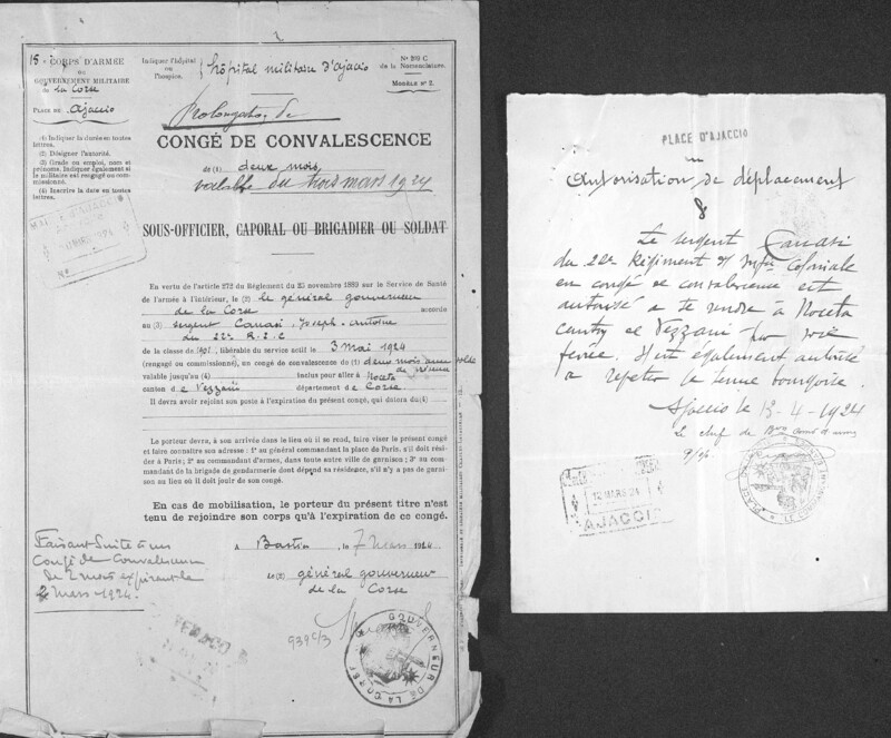 Documents des armées et colonies françaises (Joseph-Antoine Canasi)