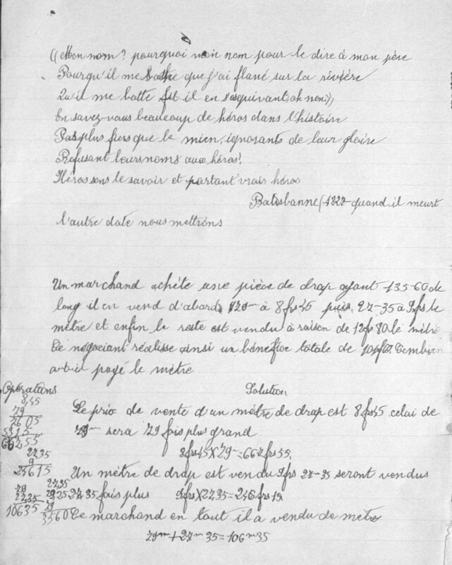 Documents de la vie courante (Joseph-Antoine Canasi)