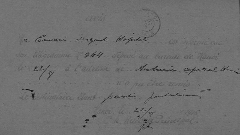 Documents de la vie courante (Joseph-Antoine Canasi)