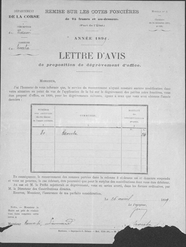 >Documents personnels : diplômes (Joseph-Antoine Canasi)