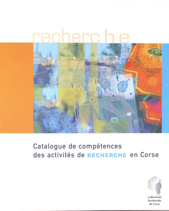 >Catalogue de compétences des activités de recherche en Corse