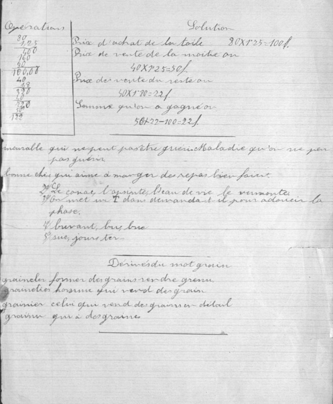 Documents de la vie courante (Joseph-Antoine Canasi)