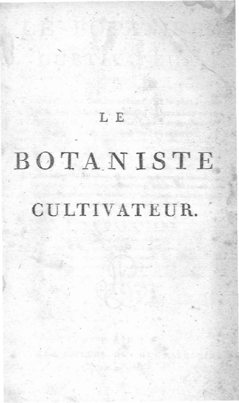 Le botaniste cultivateur IV et V